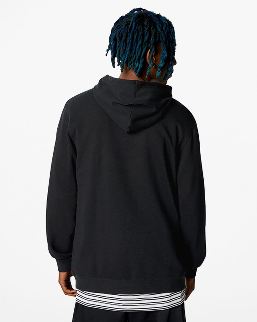 Men's Converse Bold Word Pullover Hoodie Black | AU 6380CJ